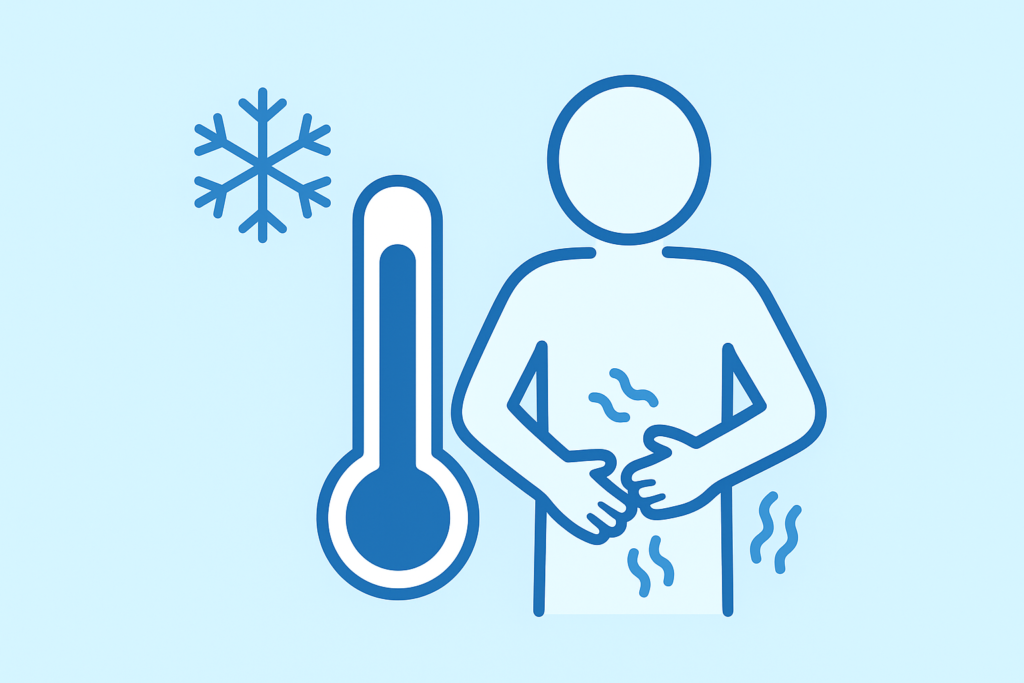 体が冷えて起こることとは?