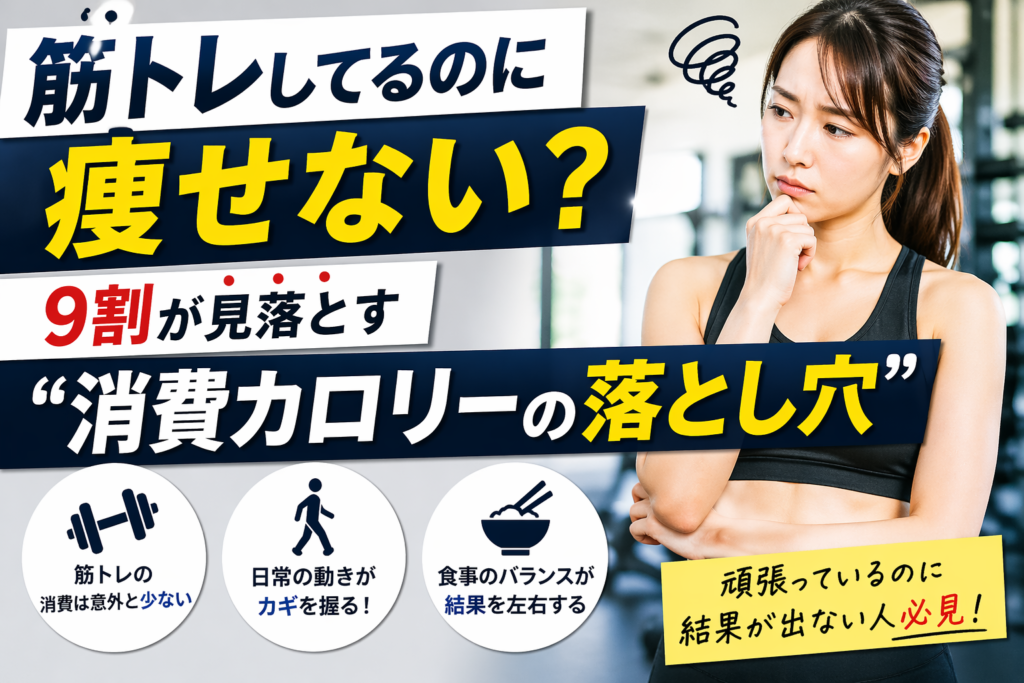 筋トレしてるのに痩せない？