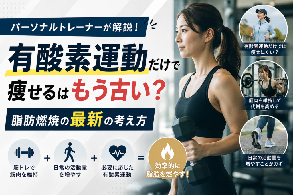 有酸素運動だけで痩せるは古い?