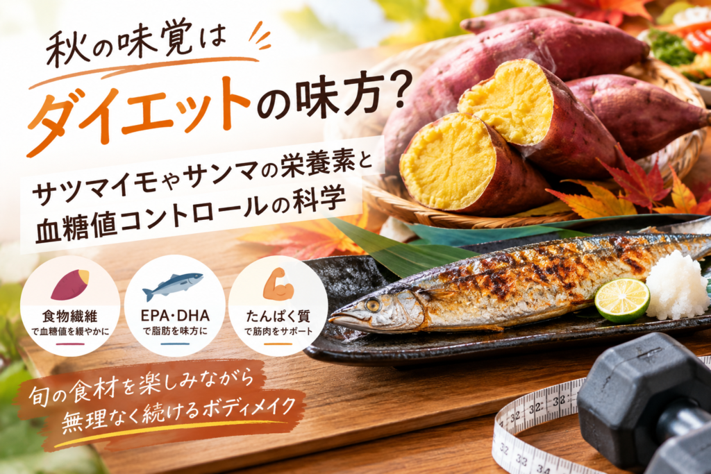 秋の味覚はダイエットの味方？